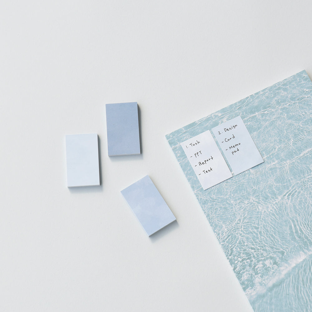 Monolike Color Palette Sticky Color painting 400 A SET 4P - Self-Adhesive Memo Pad 30 sheets