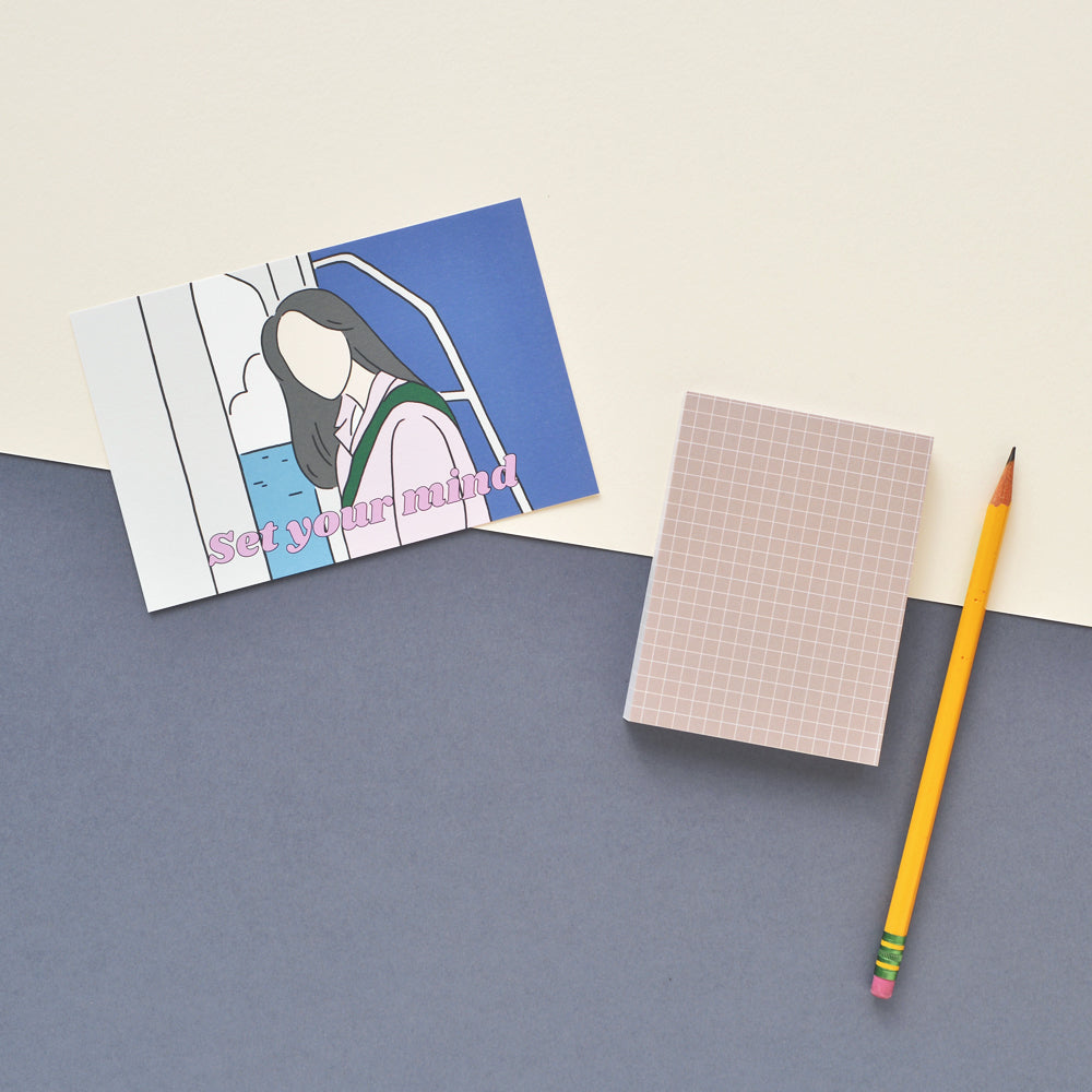 Monolike Memopad Smoothie Ver.2 design SET - 4 Packs, 4 Different Designs, 100 Sheets Per Pad, Total 400 Sheets, Note pads, Writing pads