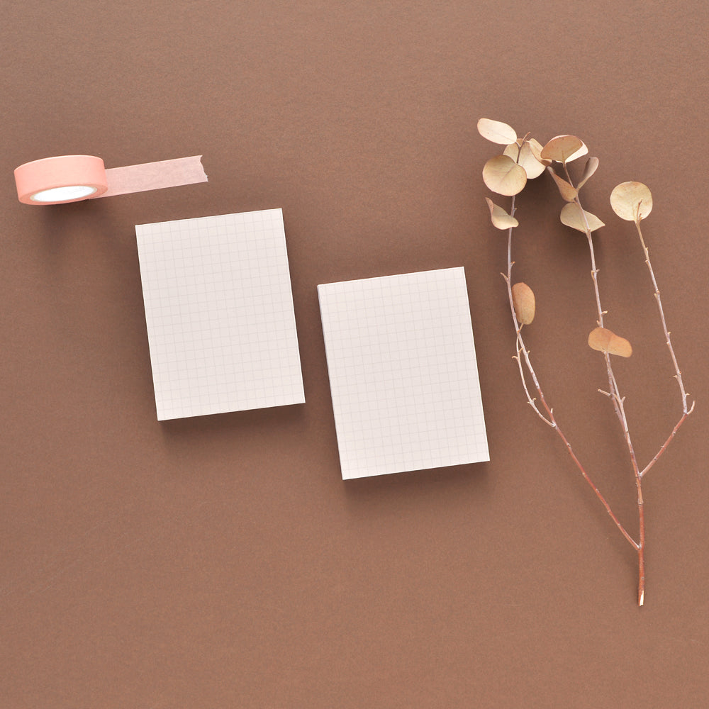 Monolike Memopad Smoothie Ver.2 design SET - 4 Packs, 4 Different Designs, 100 Sheets Per Pad, Total 400 Sheets, Note pads, Writing pads